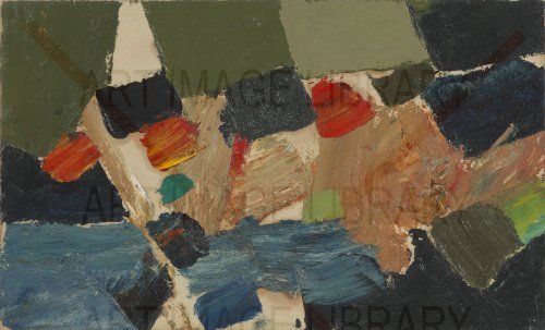 Image no. 5347: Landscape with red Markers (Keith Vaughan), code=S, ord=0, date=-